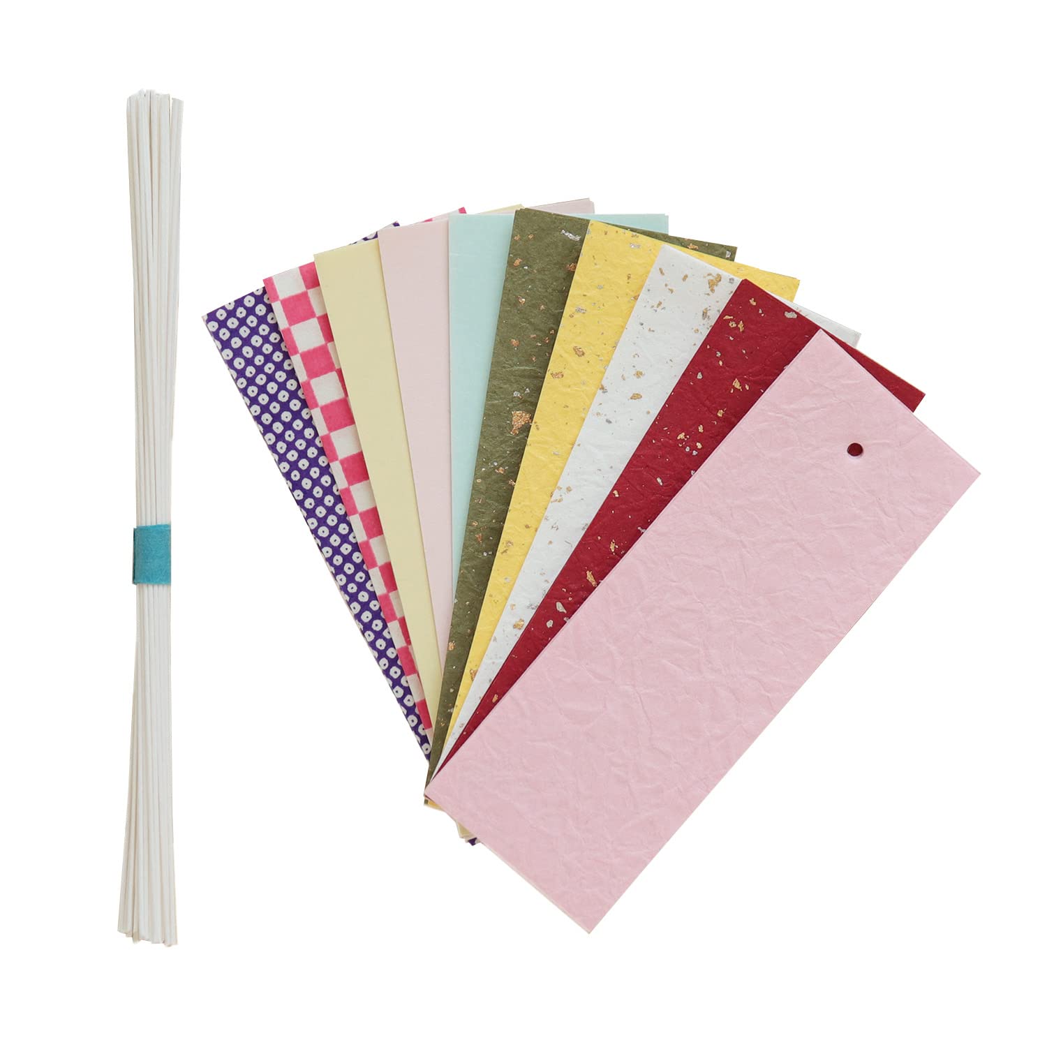 Amazon.co.jp: めでたや 七夕飾り用 短冊 ミニ 3.8×10.5cm 30枚